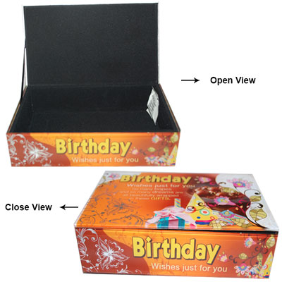 "Birthday Glass Box - 301- 001 - Click here to View more details about this Product